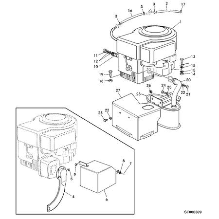 John Deere SPARK PLUG RJ19LM