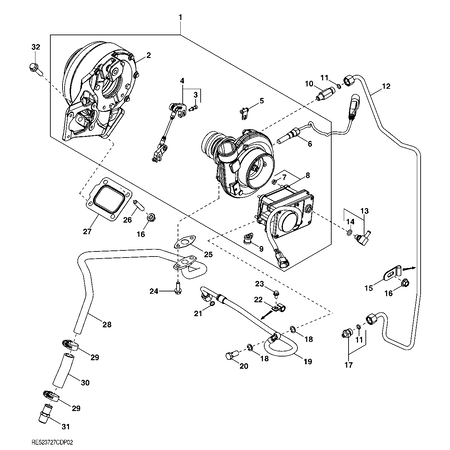 John Deere TURBOCHARGER