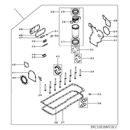 John Deere GASKET