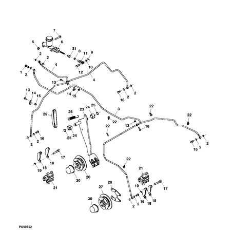 John Deere BRAKE PAD