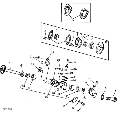 John Deere SLUITRING