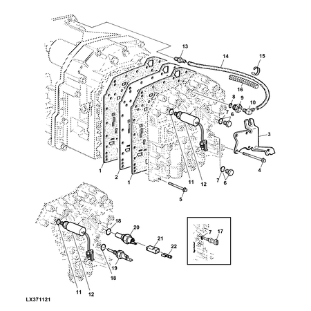 John Deere HALTERUNG