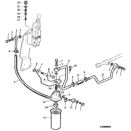 John Deere ADAPTERAUFNAHME