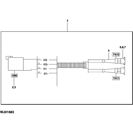 John Deere ELECTRICAL CONNECTOR A