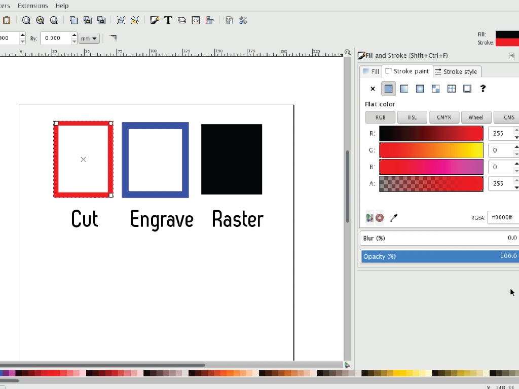 inkscape drawing machine extension