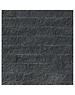  Tuinvisie | Wallblock split Antraciet 10x10x40 cm