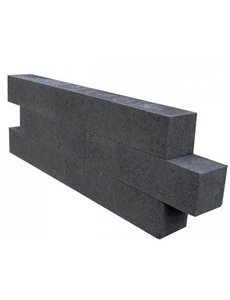  Tuinvisie | Wallblock new antraciet 15x15x30 cm