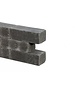  Tuinvisie | Wallblock old antraciet 15x15x30 cm