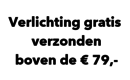 Tuinverlichting gratis verzonden boven de € 79,-
