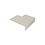 Schellevis | Traptrede buitenhoek (37x15) crème 60x60x15 cm