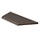 Schellevis | Zwembadrand hoekstuk links 100x40x5 cm taupe