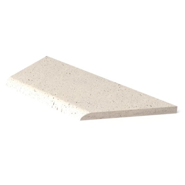 Schellevis | Zwembadrand hoekstuk links 100x40x5 cm crème