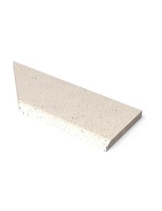  Schellevis | Zwembadrand hoekstuk rechts 100x40x5 cm crème
