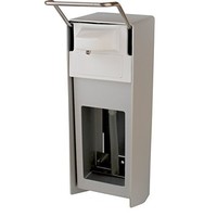 zeep dispenser aluminium 1000 ml met afsluitplaat