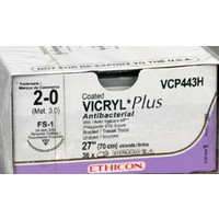 Vicryl Plus VCP443H 2-0 FS1 hechtdraad pak/36st