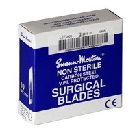 Nr 23 mesjes niet-steriel blauw