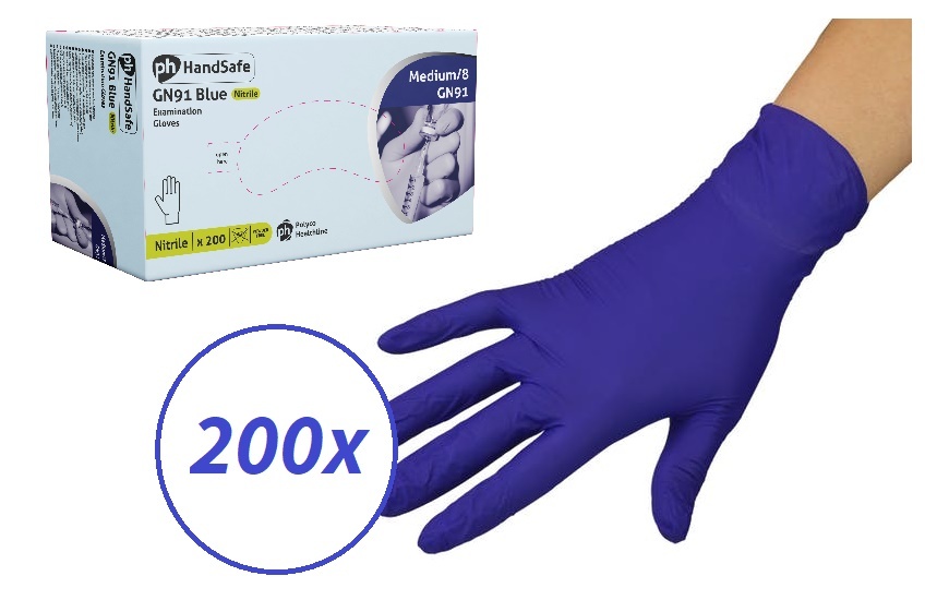 PH Handsafe GN91 nitril handschoenen EN374-5 virus