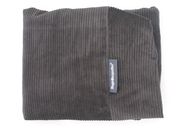 Dog's Companion® Hoes hondenbed zwart ribcord superlarge