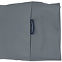 Hoes hondenbed muisgrijs leather look medium