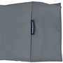 Hoes hondenbed muisgrijs leather look superlarge