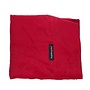 Hoes hondenbed rood ribcord superlarge