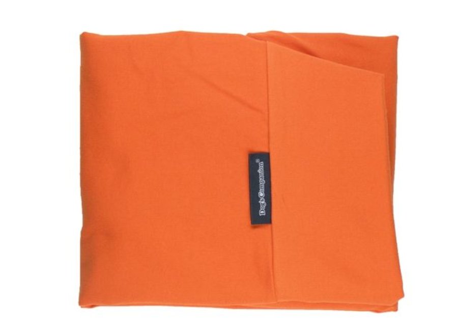 Hoes hondenbed oranje small