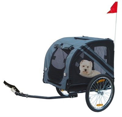 Karlie Karlie fietskar doggy liner economy grijs/zwart
