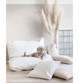 Dog's Companion® Hondenbed ivory leather look small