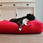 Hondenbed rood ribcord polyester small