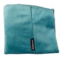 Hoes hondenbed strong turquoise velvet extra small