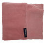 Hoes hondenbed oud roze ribcord extra small