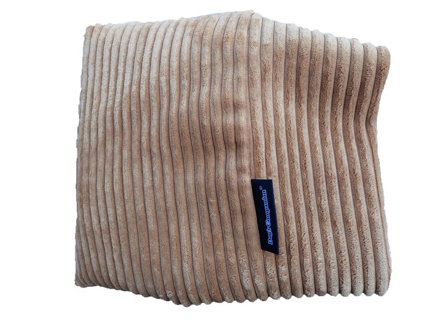 Hoes hondenbed camel giant ribcord large