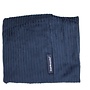 Hoes hondenbed donkerblauw double ribcord large