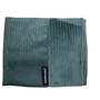 Hoes hondenbed oud groen double ribcord medium