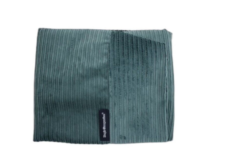 Hondenbed oud groen double ribcord superlarge