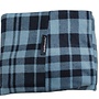Losse hoes fleece cosy blue large