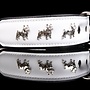 Leren halsband Franse Bulldog