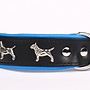 Leren halsband Bull Terriër
