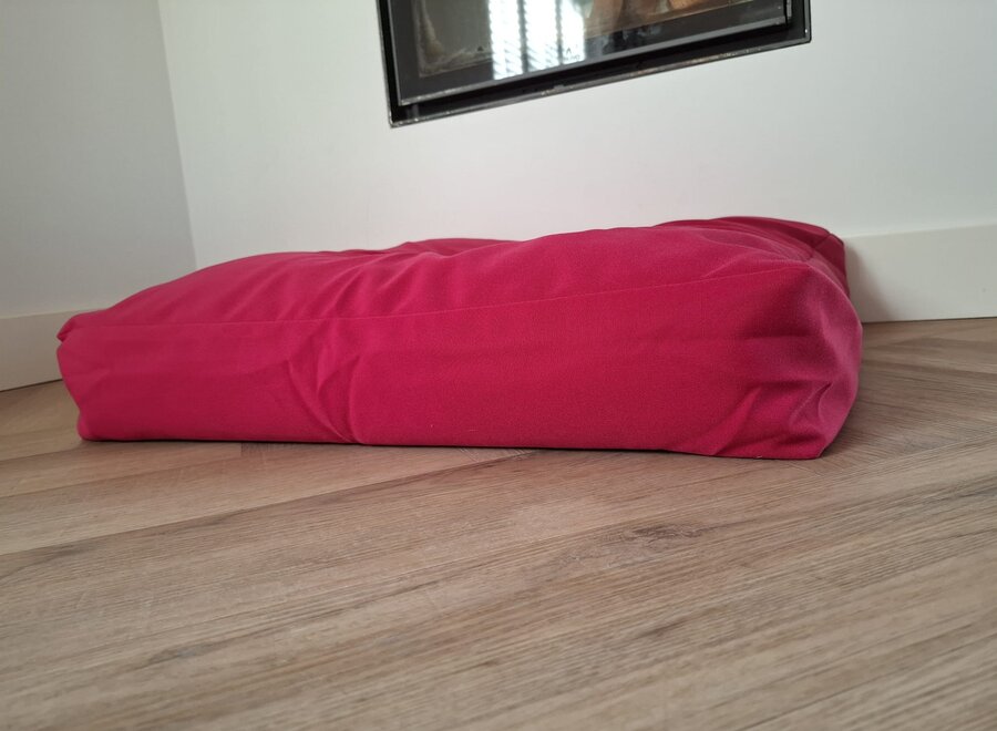 Hondenbed bench kussen roze 68 x 68 x 12 cm