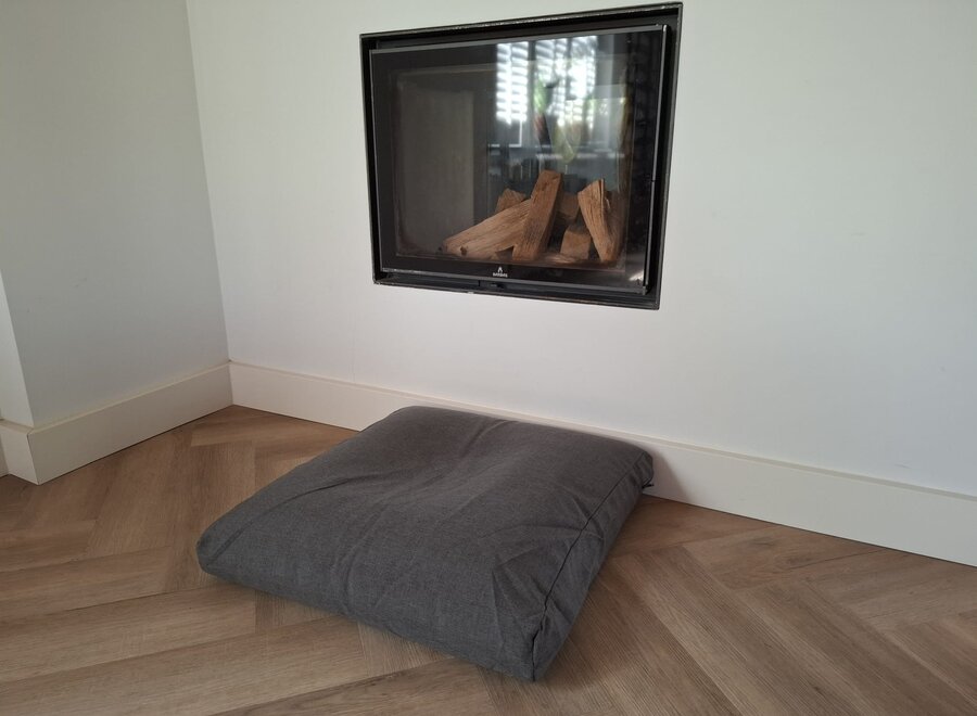 Hondenbed bench kussen taupe 70 x 62 x 9 cm