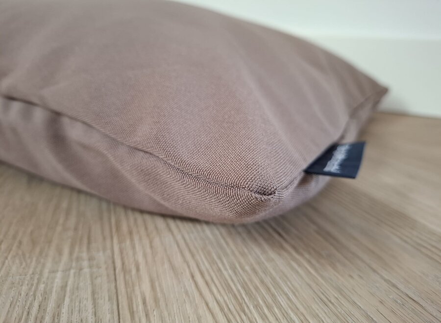 Hondenbed bench kussen taupe  110 x 55 cm