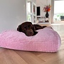 Dog’s Companion Soft Pink Velours Hondenkussen | Orthopedisch, Wasbaar, Navulbaar & Duurzaam