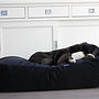 Hondenbed zwart ribcord superlarge