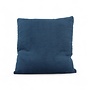 Petrol sierkussen 45x45 cm ribcord katoen | Blauw corduroy kussen voor bank en fauteuil