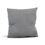 Sierkussen Soft Ribcord Muisgrijs 45x45 cm | Zacht grijs woonkussen met fijne ribstructuur voor bank, fauteuil en bed