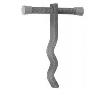 Kimankerset wanddikte = 250 mm Gemonteerd met PVC doppen