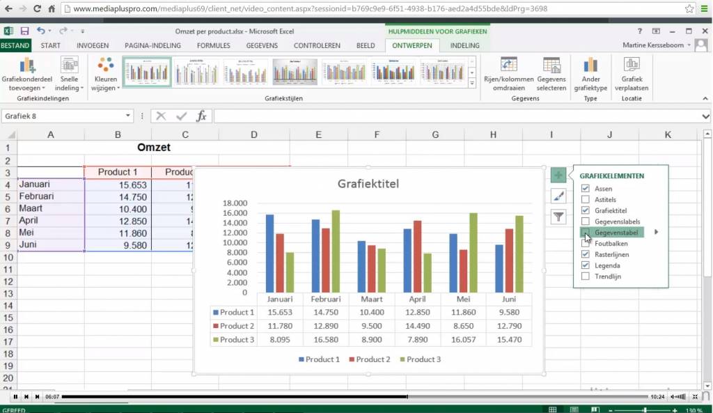 Klik & Weet Microsoft Office Excel Video's