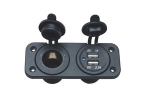 Allpa Inbouwstekker (1x 12V 2x USB)