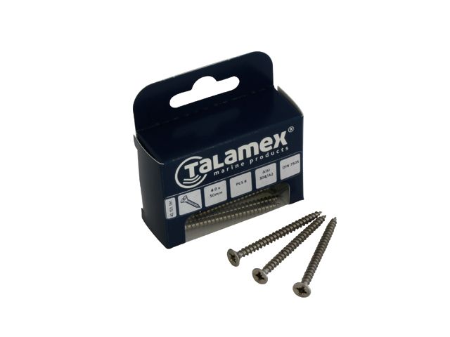 Talamex RVS Spaanplaatschroef kruiskop
