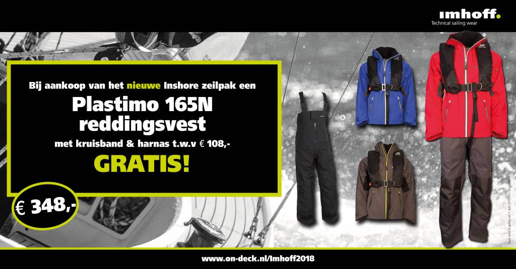 Plastimo Zeilpak | Droog | Veilig | Comfortabel